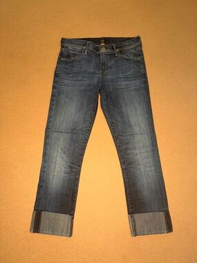 Citizens of Humanity Women's Dark Blue Cuffed Jeans Size 27